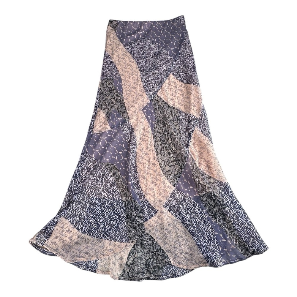 BB DAKOTA BY STEVE MADDEN Sheer‎ Midi Skirt Multicolor Print Size Small